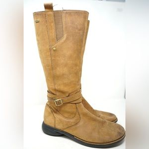Merrell Tetra Strap Waterproof Boots Shoes Women’s Size 11 Tan Brown Leather